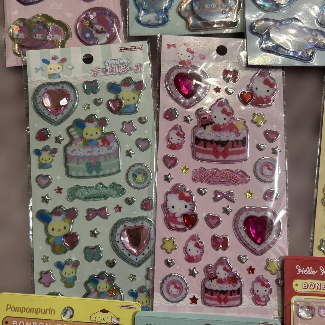 ボンドロ　うるちゅる　ウォーター　おはじき　ジュエル　他　おすそ分けシールセット