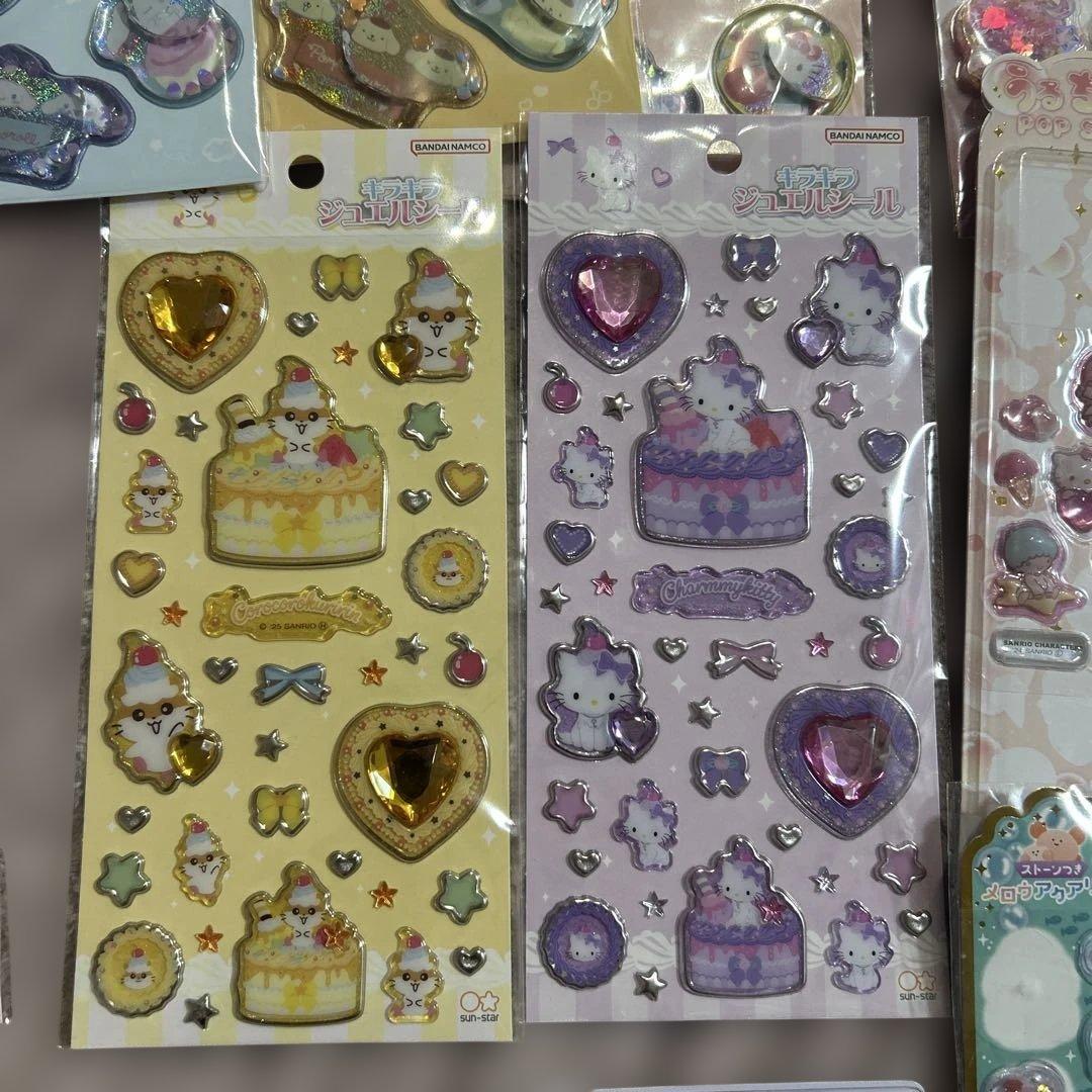 ボンドロ　うるちゅる　ウォーター　おはじき　ジュエル　他　おすそ分けシールセット