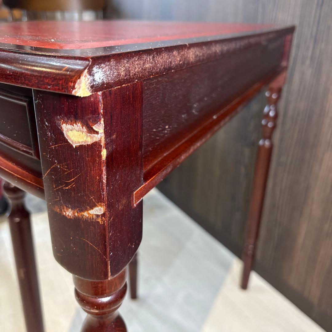 l*h様 希少　イギリス　英国　アンティーク　ハーフムーンテーブル　コンソールテ