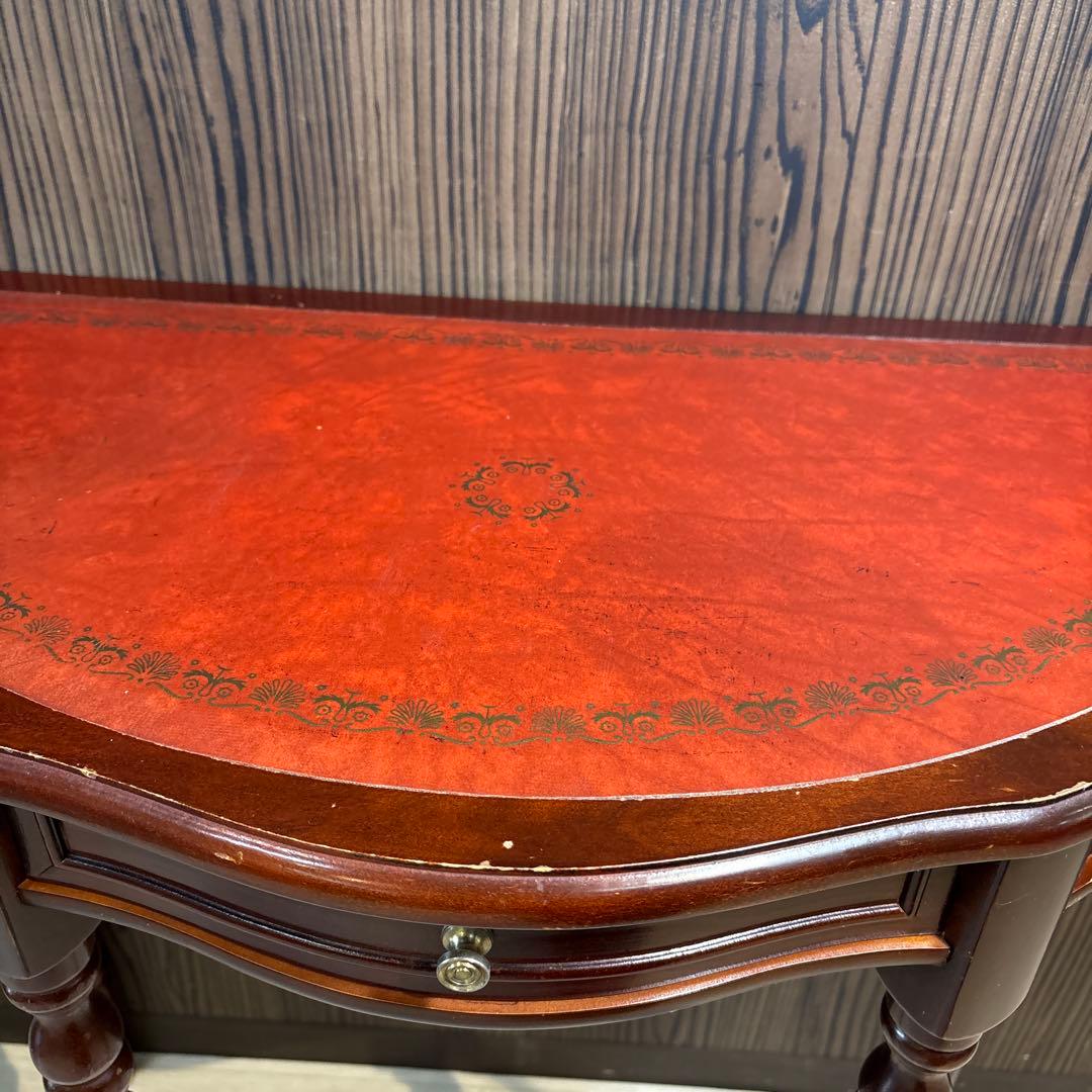 l*h様 希少　イギリス　英国　アンティーク　ハーフムーンテーブル　コンソールテ