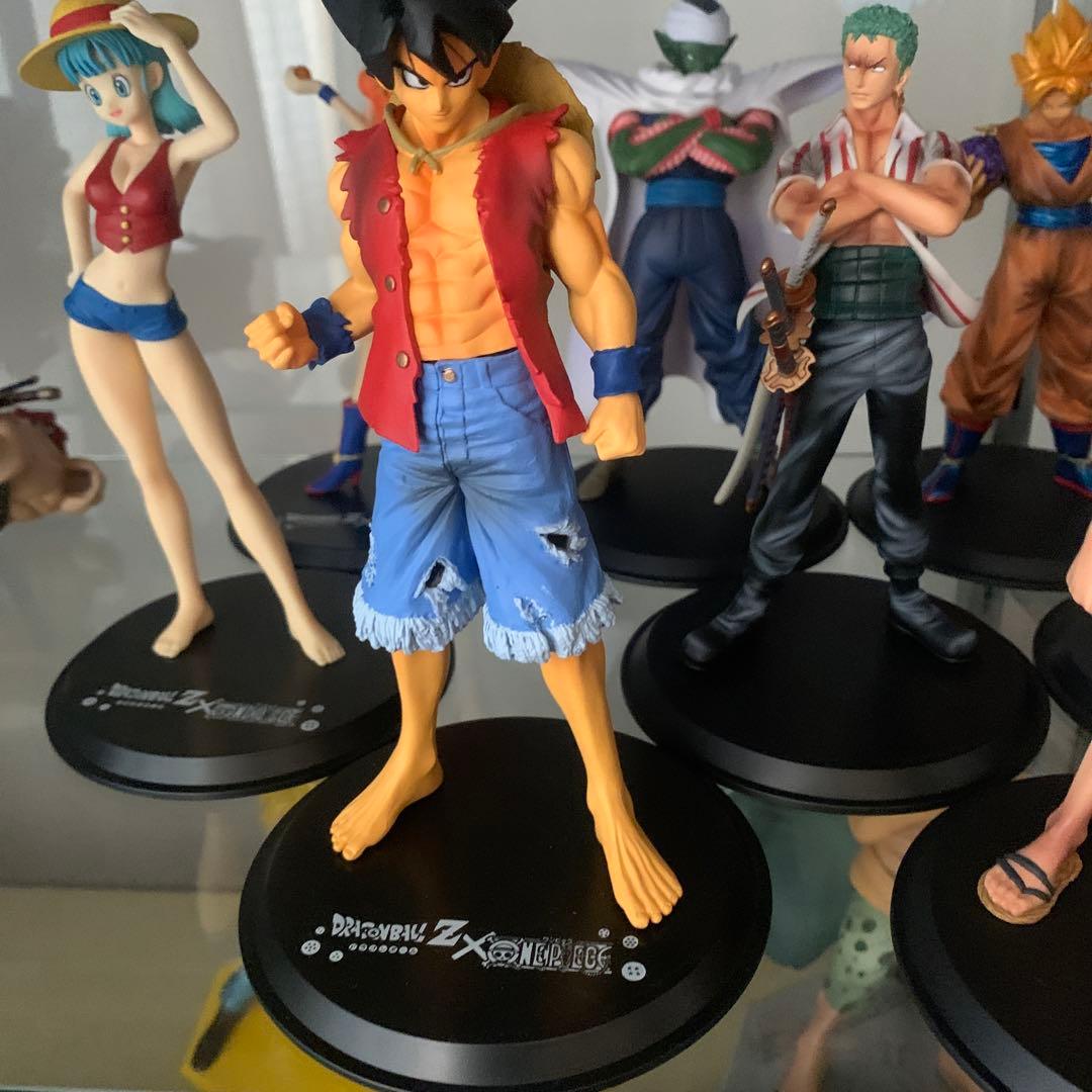 ドラゴンボール×ワンピースリペイントコラボフィギュアセット