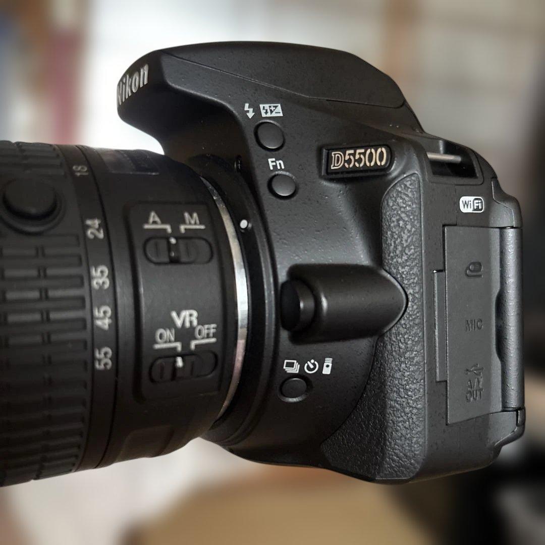 Nikon D5500 AF-S 18-55 VR Ⅱ ズームキット レンズ3点