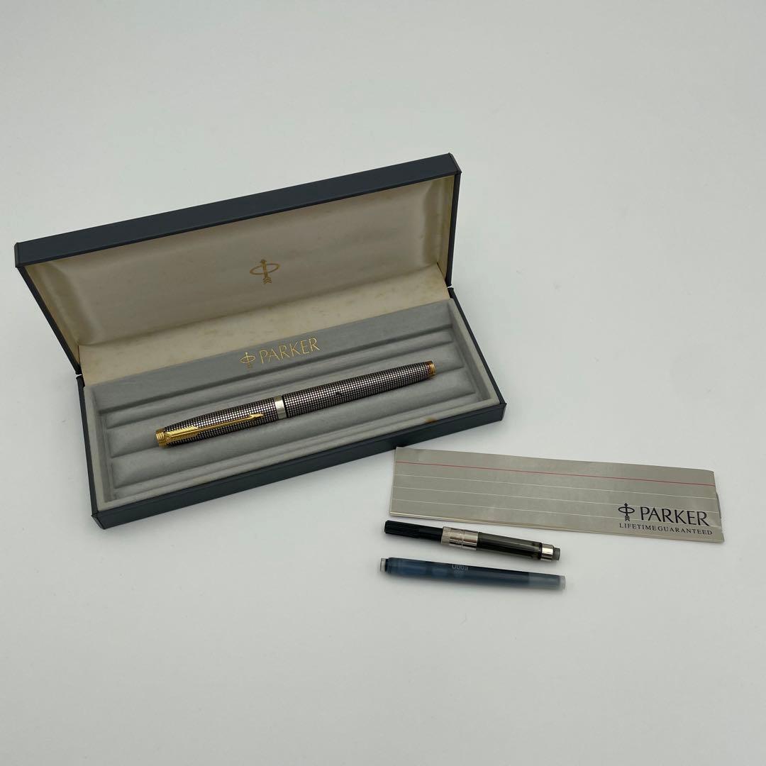 PARKER パーカー 万年筆 ブラック 18K 750 SV925