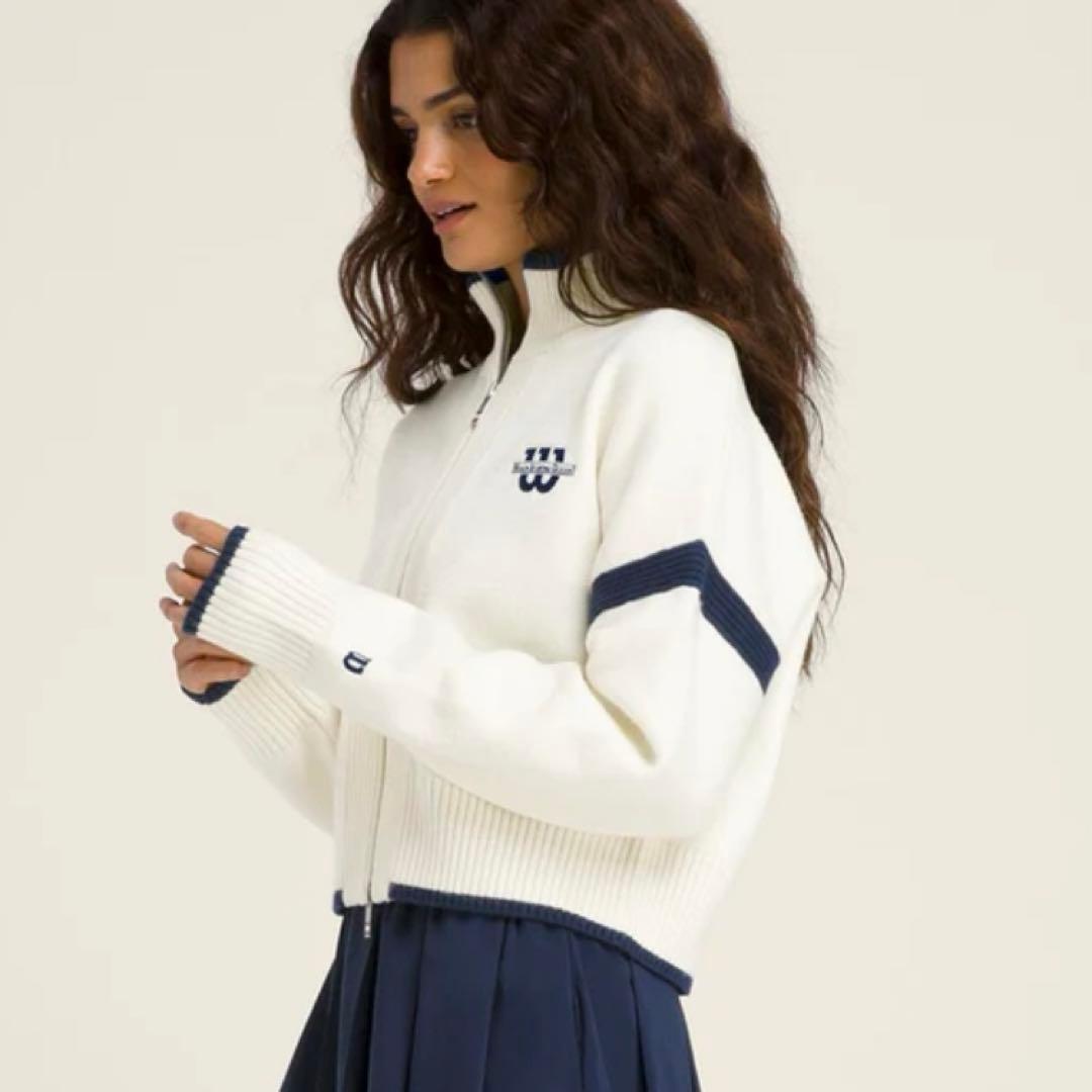 タグ付き新品　ウィルソン⭕️ジップフロント クラブ セーター　XS 25300円