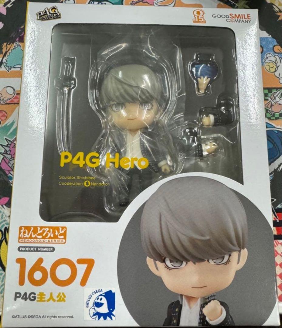 新品未開封　ねんどろいど　ペルソナ　P4G 主人公　1607