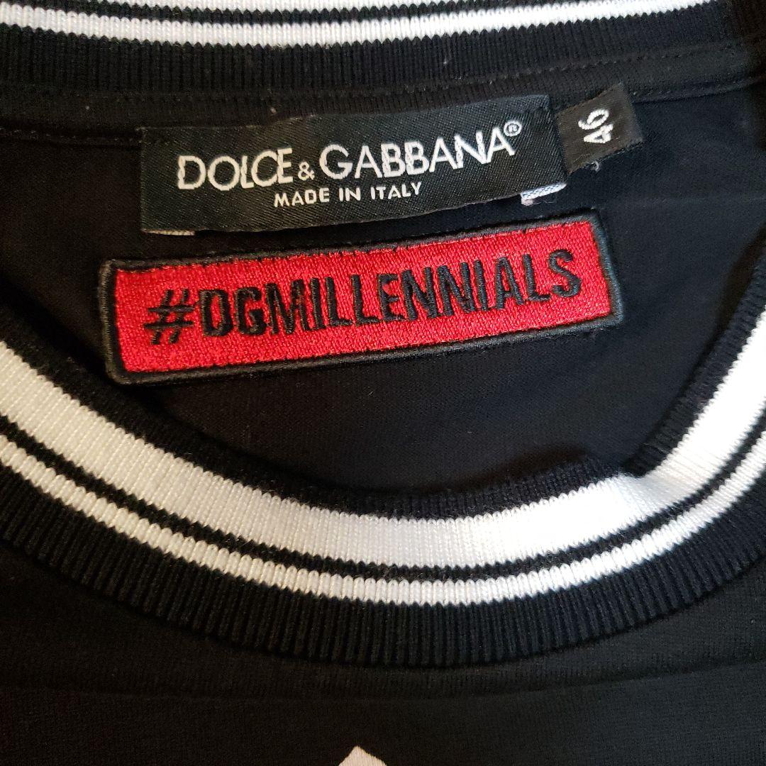 ドルチェ&ガッバーナ Tシャツ 黒 46 Ｍ