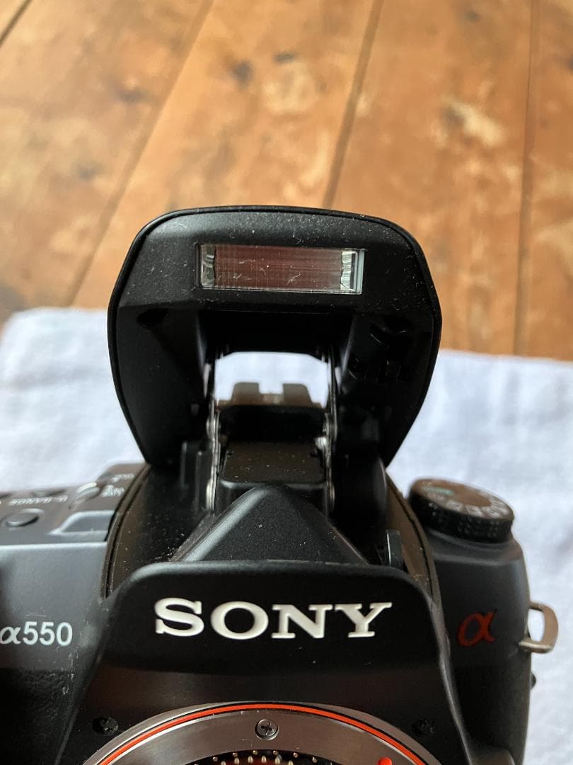 ソニーデジタル一眼レフカメラ　α550　DSLR-A550　ジャンク扱いで