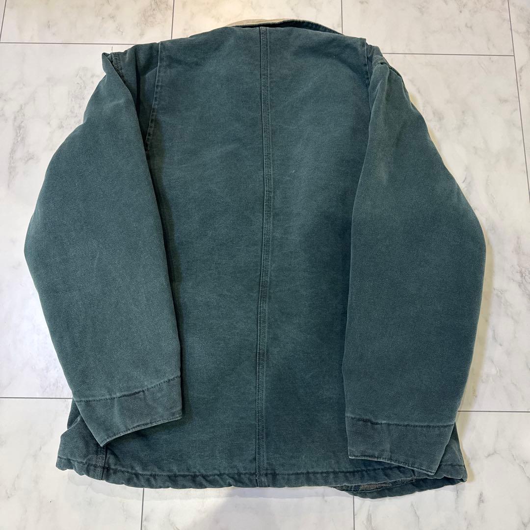 Carhartt グリーンデニムジャケット