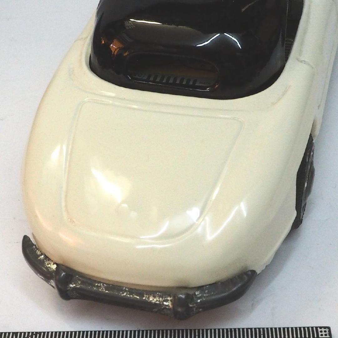 旭玩具【メルセデス ベンツ300SLロードスター白】ブリキtin car【箱付】