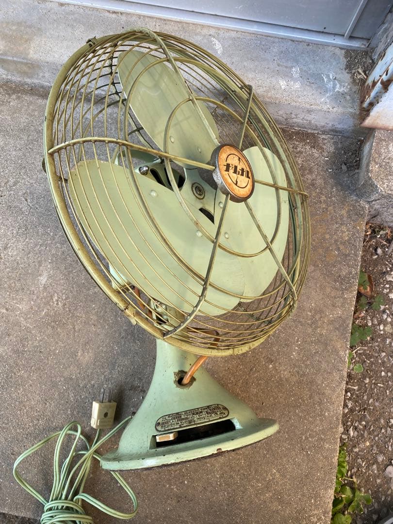 1954年製　松下電器 レトロ家庭用扇風機 100V 動作確認済