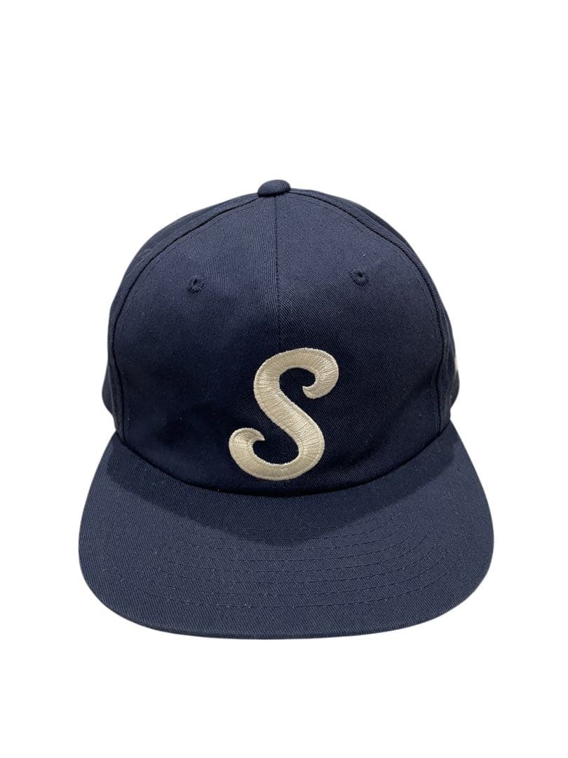 金*生様 Stüssy Sロゴ ネイビーキャップ 90s ヴィンテージ