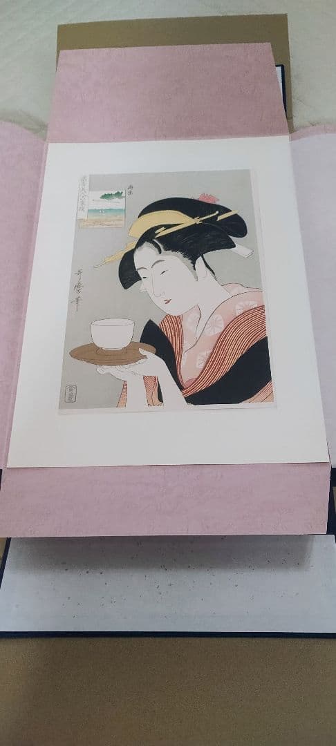 手摺り木版画　歌麿名作拾遺集