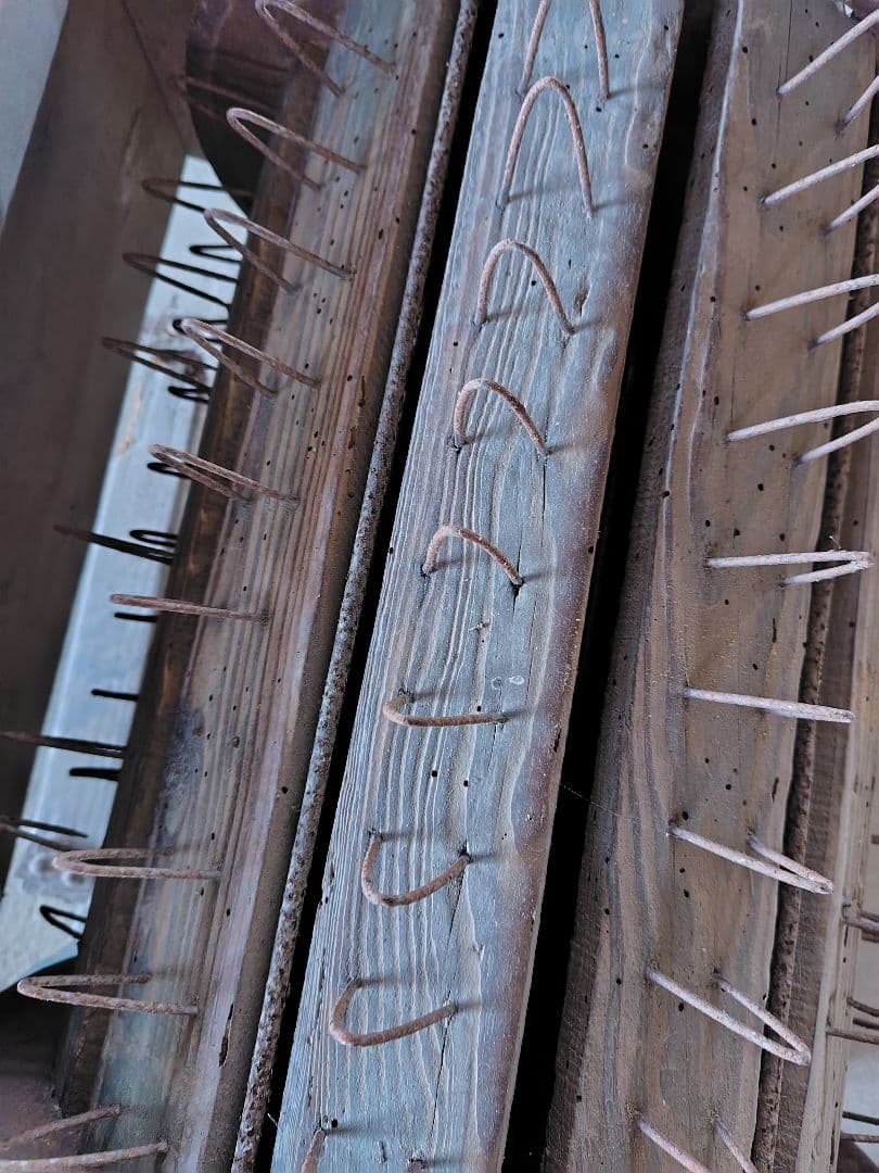 足踏み脱穀機　昭和　古民具　農具　ジャンク品