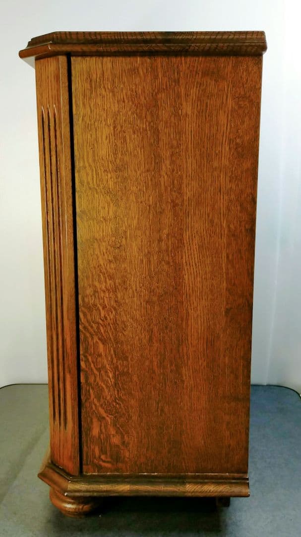 オーク材 ミニキャビネット 棚 コンソール アンティーク ヴィンテージ