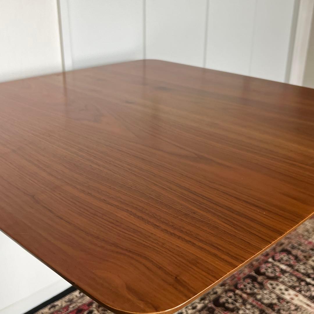 ダイニングテーブル 正方形　750mm ミッドセンチュリー　ウォルナット