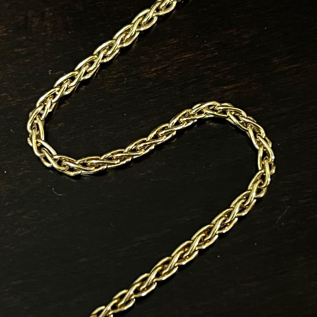 ヴィンテージ ティファニー 18K ゴールド スモール ブレイド ブレスレット