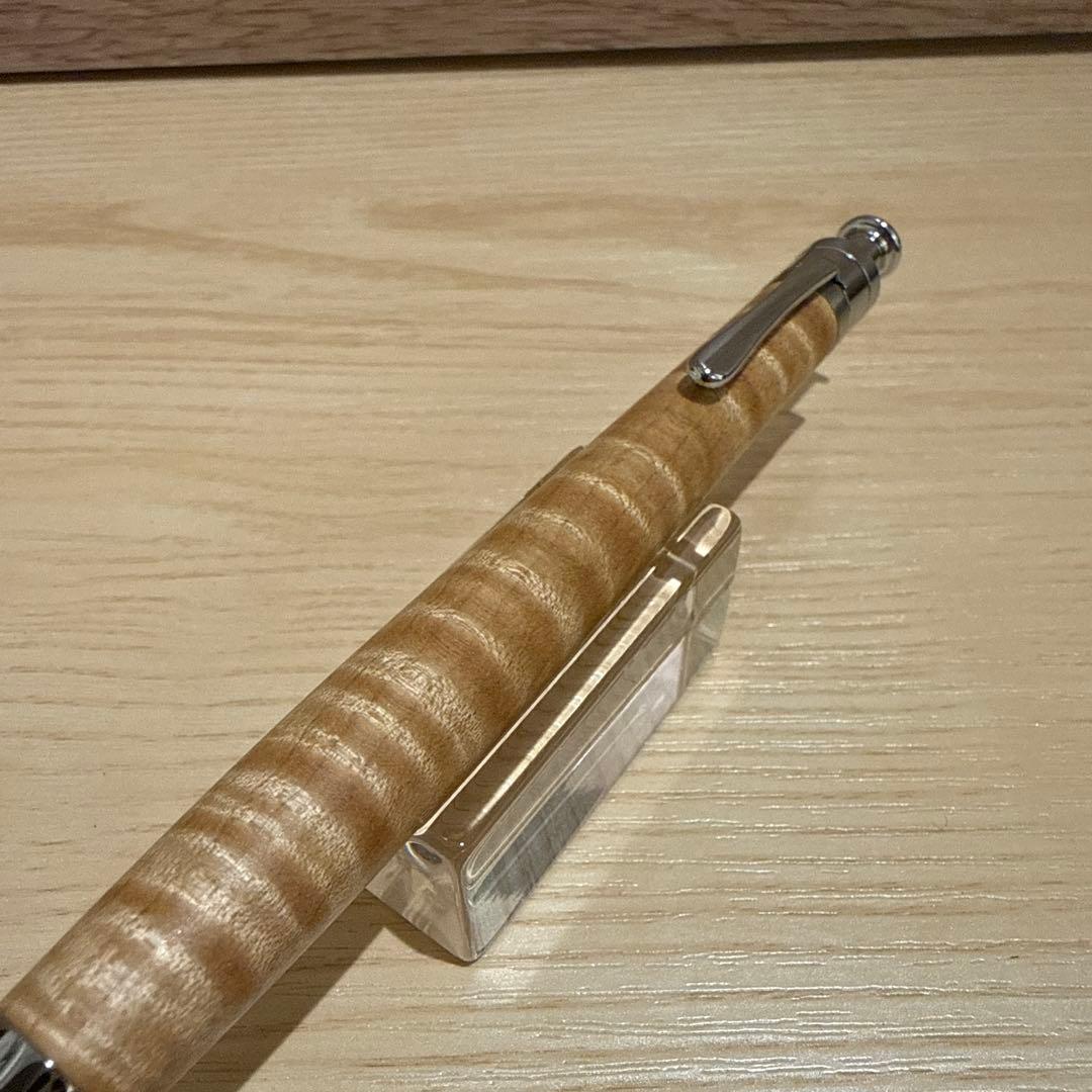 工房楔　ルーチェペン（ボールペン）　楓　ちぢみ杢 　縮杢