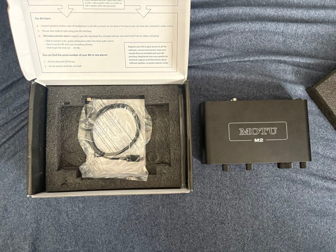 MOTU M2 オーディオインターフェイス　早い者勝ち！
