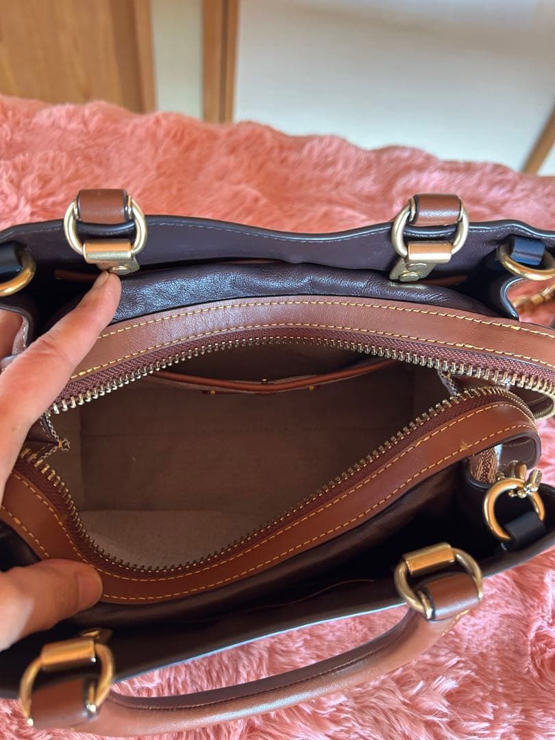 COACH キャラクター顔デザイン ハンドバッグ