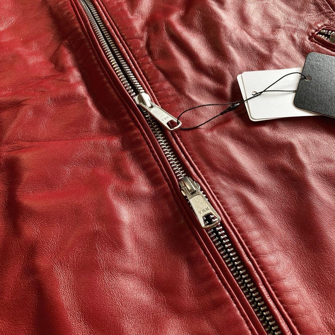 【新品未使用】 Rattle Trap メンズビギ 羊革 シングルライダース M