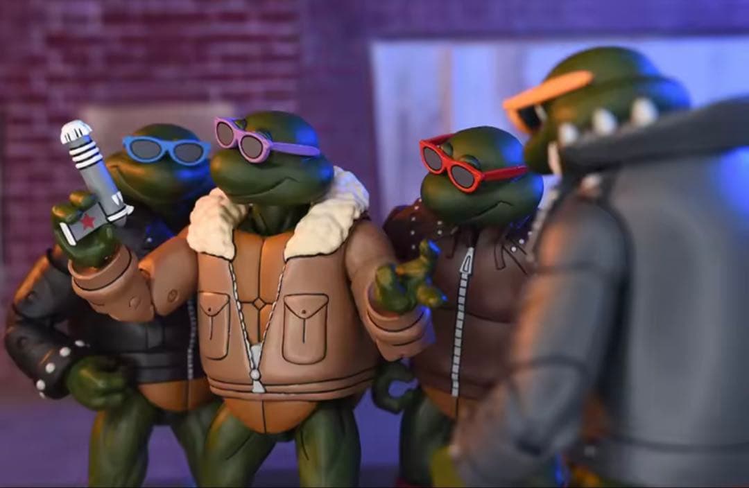 TMNT NECAミュータント・ニンジャ・タートルズ パンクフィギュア4体セット