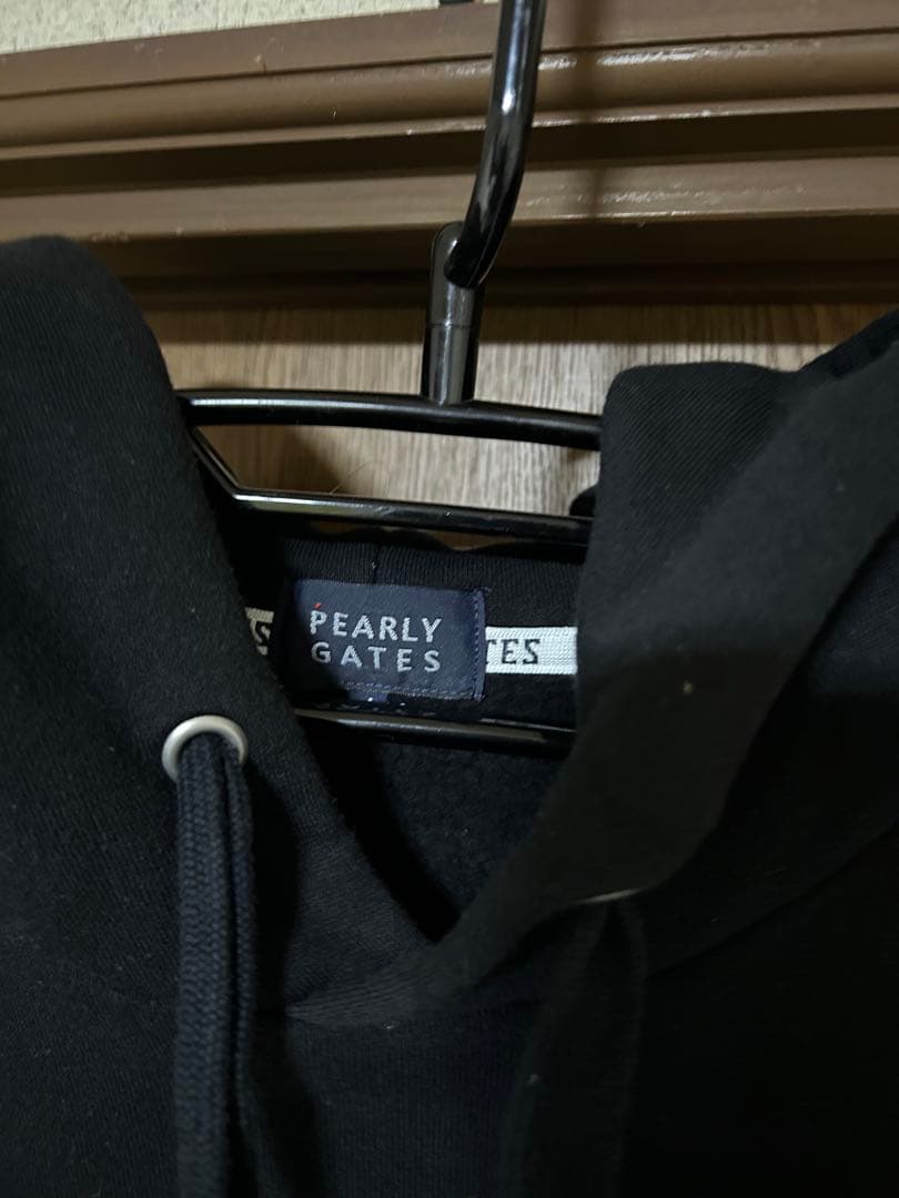 PEARLY GATES ブラック パーカー