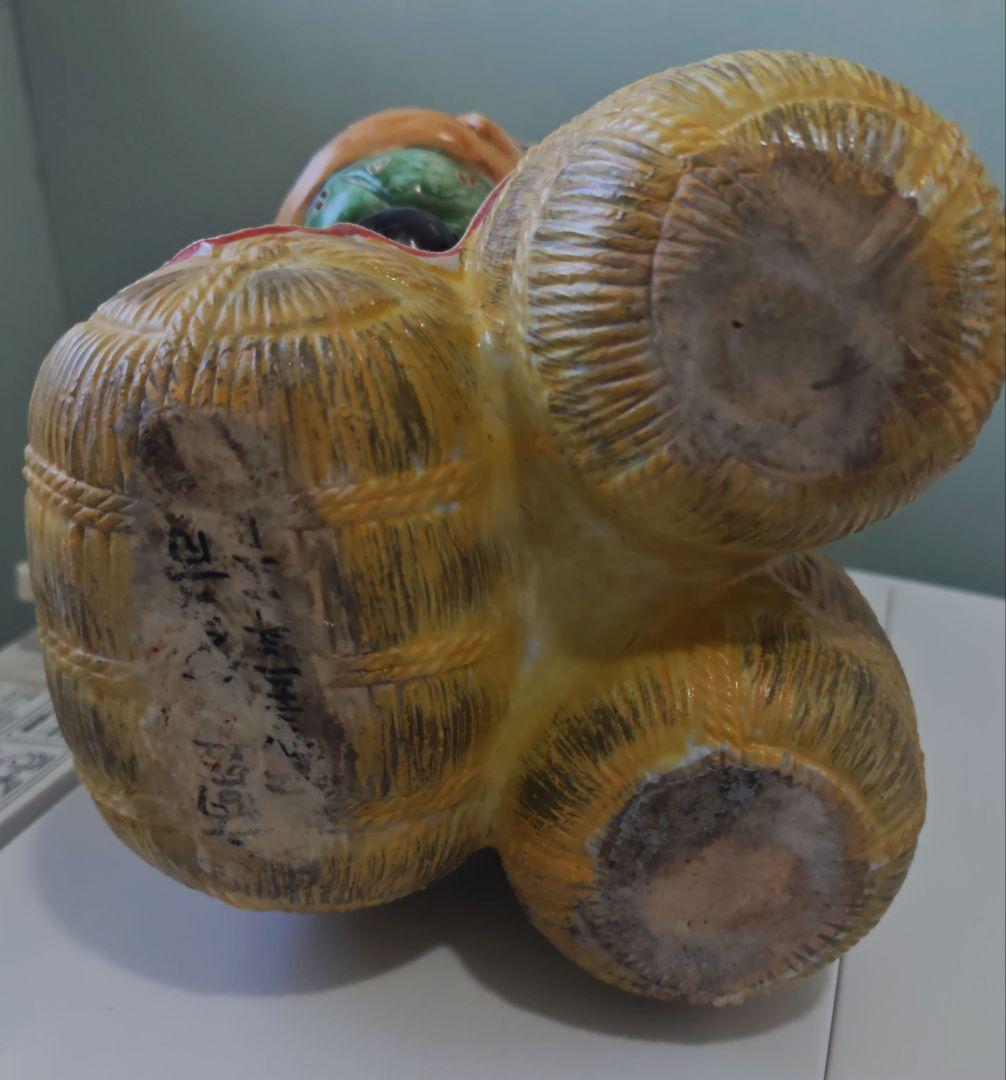 大黒天 置物 七福神 古美術品 金彩 骨董品 アンティーク　縁起物