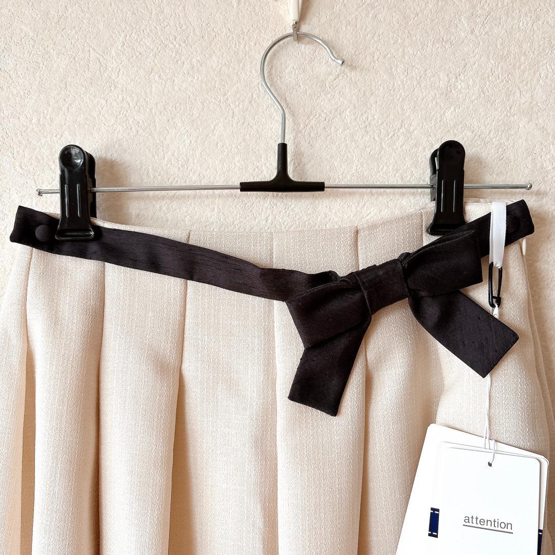 新品タグ付⭐️エムズグレイシー 薔薇 花柄 リボンベルト フレアスカート 36