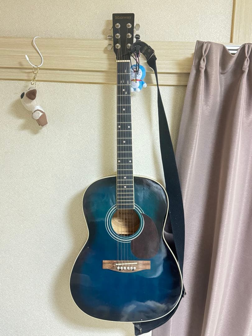 Makway アコースティックギター L-200 ブルー