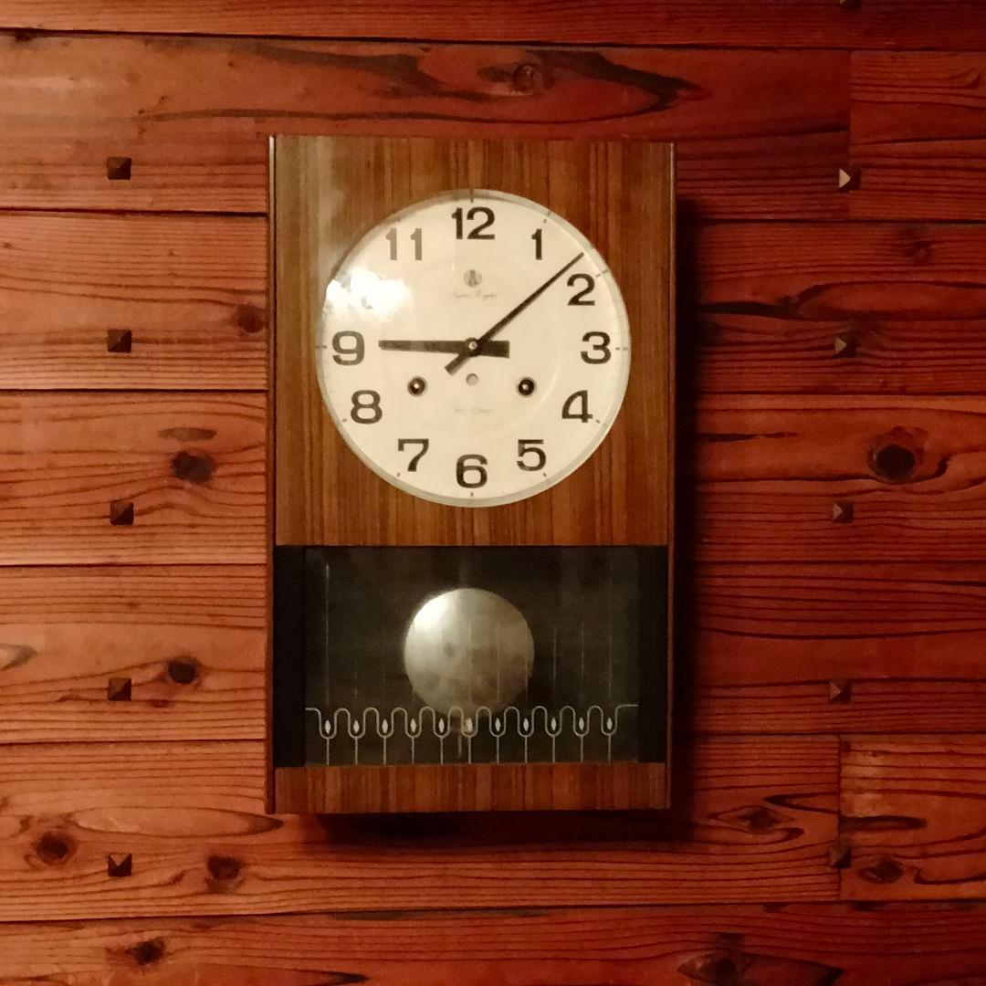 【新品】愛知時計 ボンボン時計 アンティーク 掛け時計 振り子時計 昭和レトロ