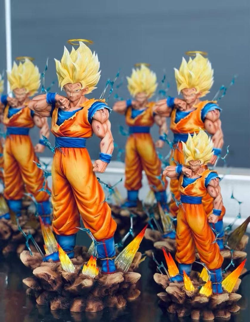 ドラゴンボール 孫悟空 ガレキ ガレージキット スタチューX③①④