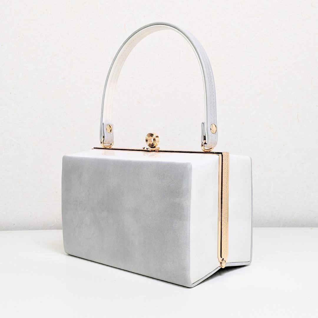 和装 草履 バッグ セット エナメル グレー シルバー 白 フリーサイズ u59