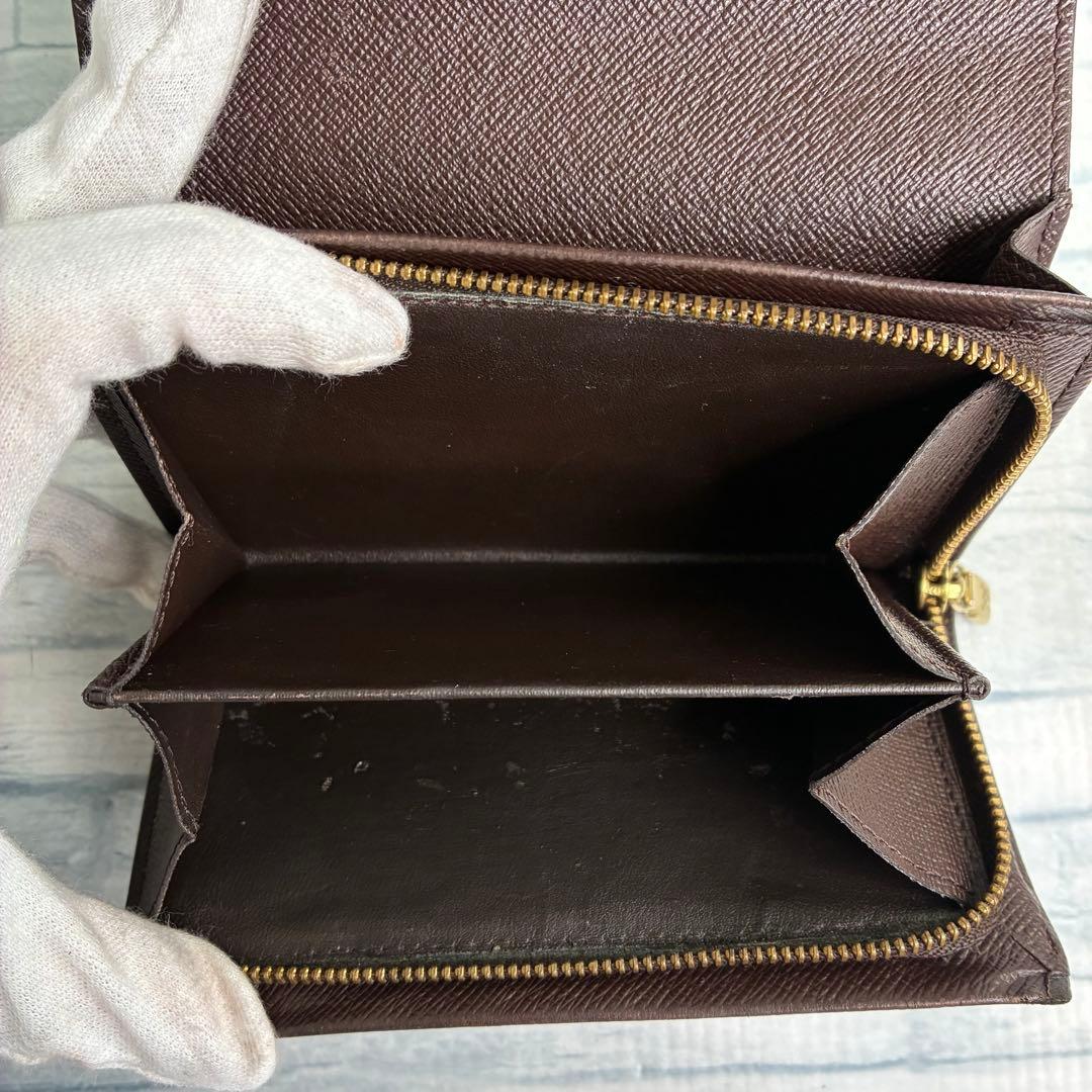 極美品　50 LOUIS VUITTON ルイヴィトン ダミエ 折り財布　oh4