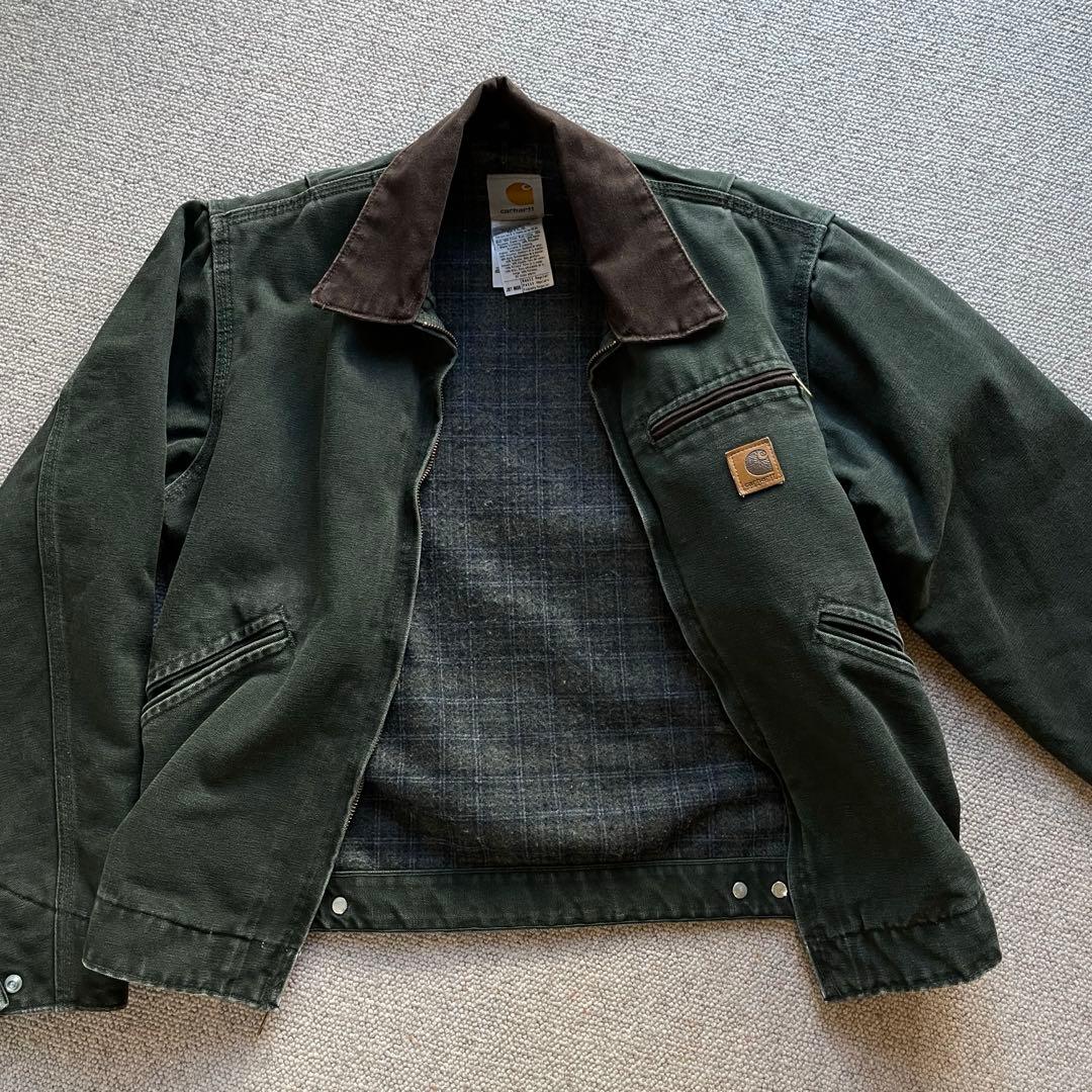 【S】極美品 USA製 CARHARTT デトロイト J97 MOS