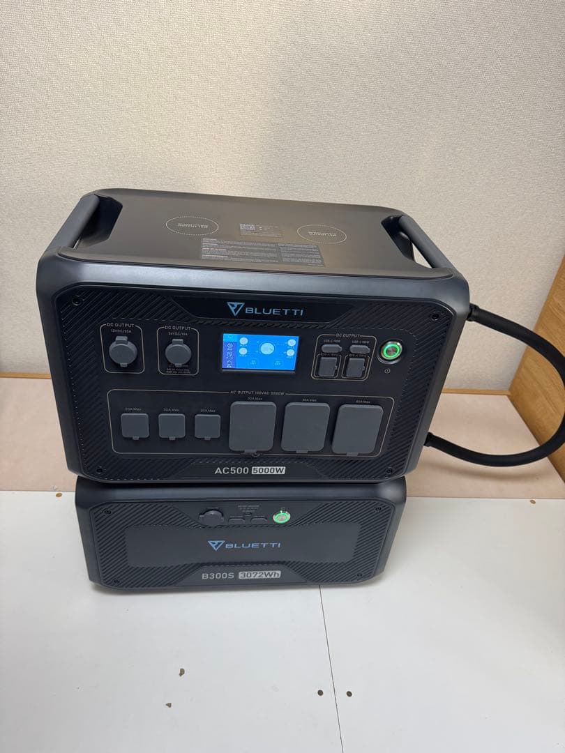 BLUETTI AC500 + B300S ポータブル電源 セット
