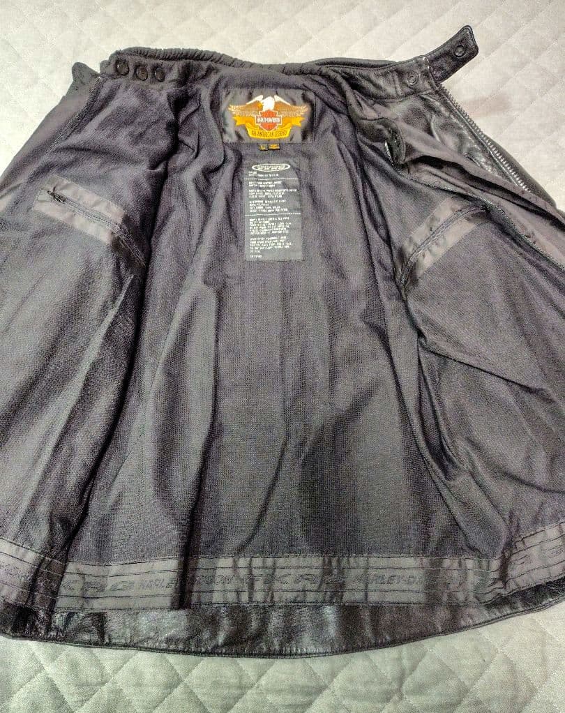 ハーレーダビッドソン レーザージャケット 革ジャン FXRG インナー付 L