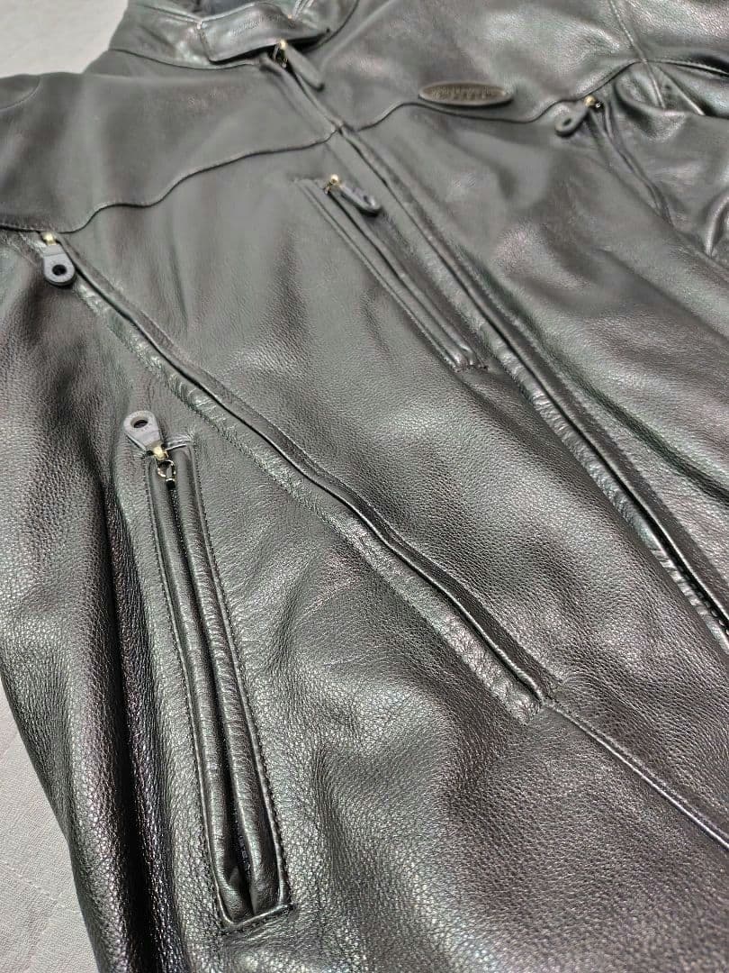 ハーレーダビッドソン レーザージャケット 革ジャン FXRG インナー付 L