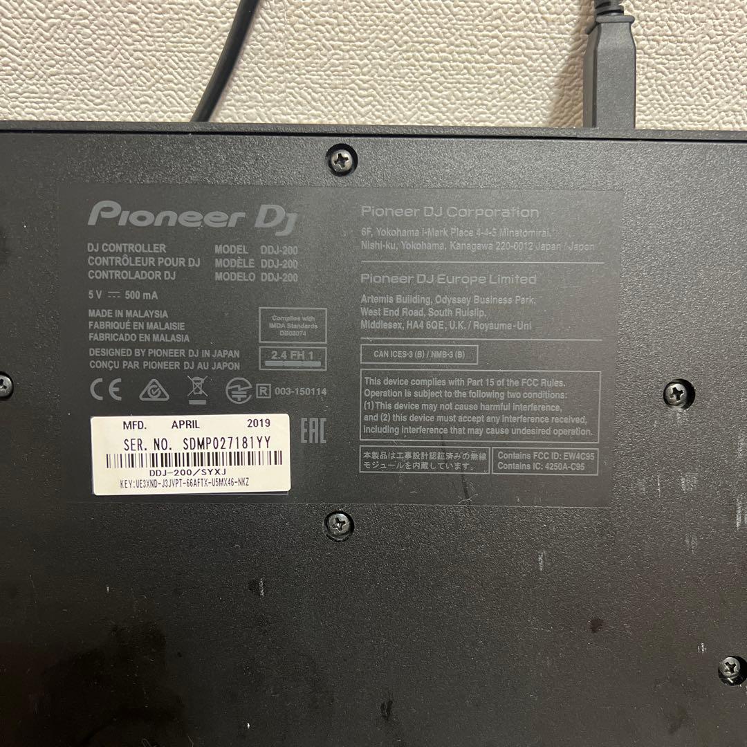 Pioneer DJコントローラー　DDJ-200 2019年製