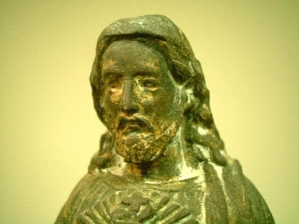 【1800年代】《cl151》フランス アンティーク 聖イエス 自立像