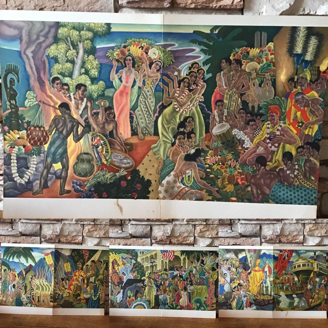 ハワイアン ビンテージ マトソンライン メニュー4点セット 1956年