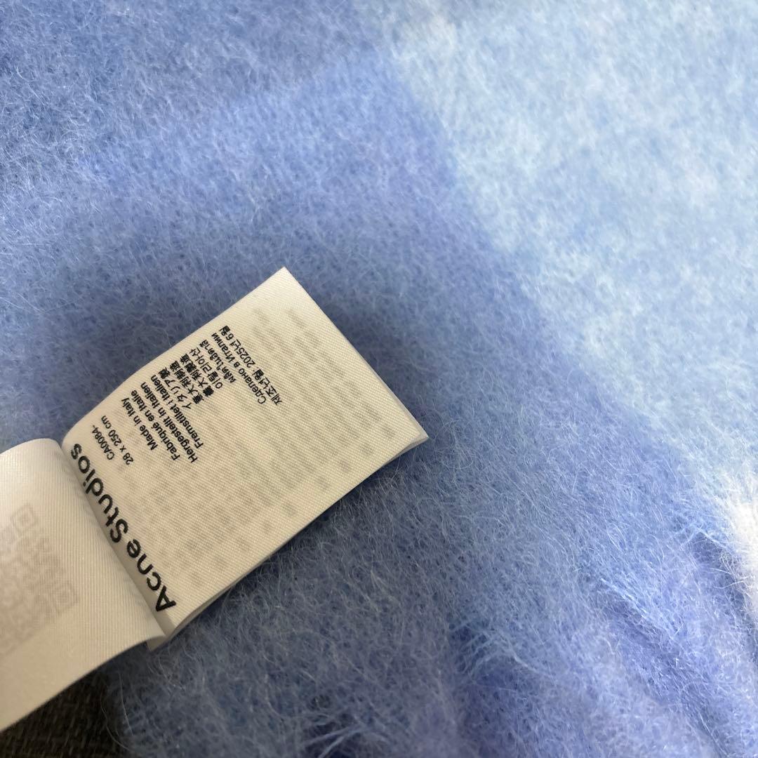 Acne Studios モヘアチェックスカーフ