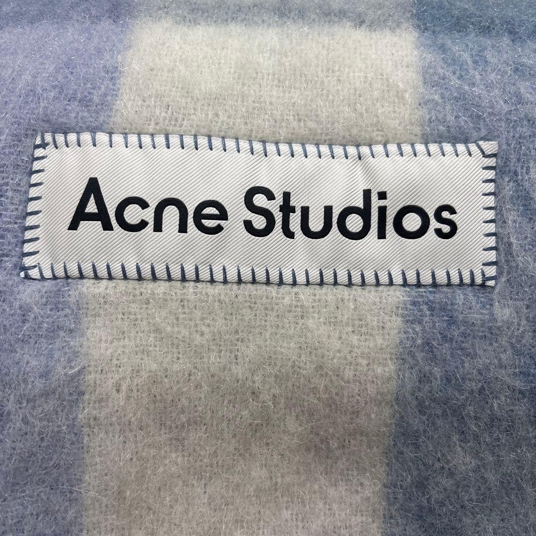 Acne Studios モヘアチェックスカーフ