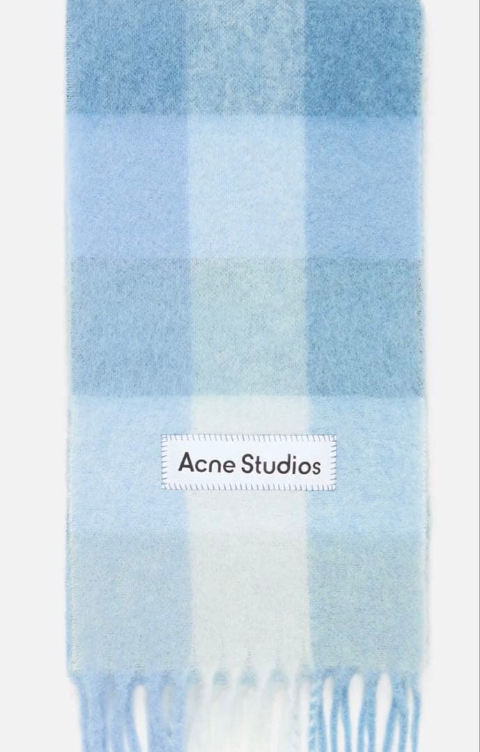 Acne Studios モヘアチェックスカーフ