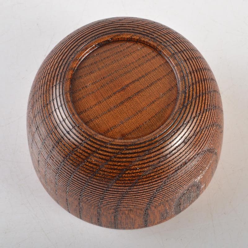 茶道具　天然木　網目　棗　仕覆・時代箱付　V　6339