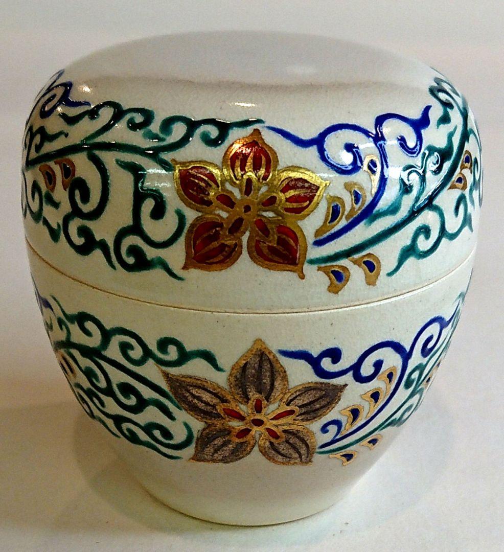 【茶道具】手塚充 棗 陶器