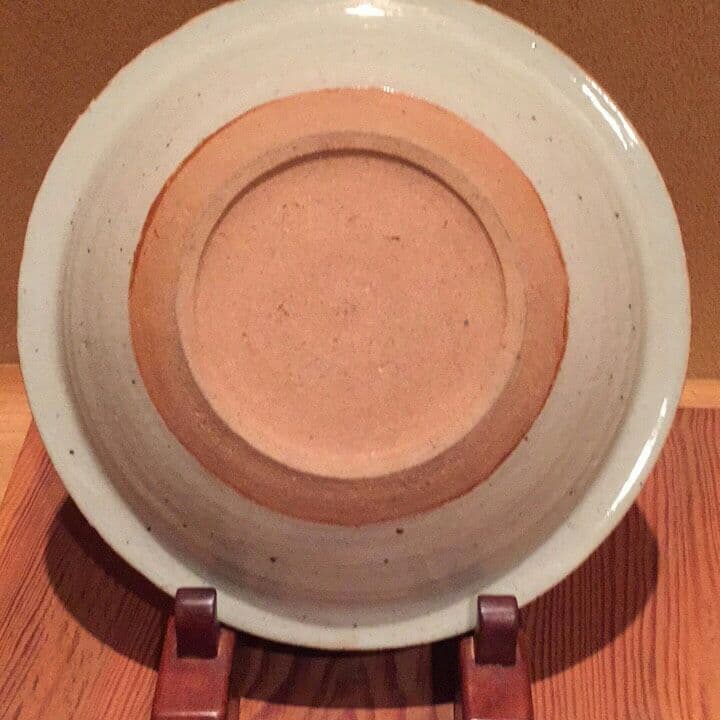 【珍品?】白地花図皿（キズあり）