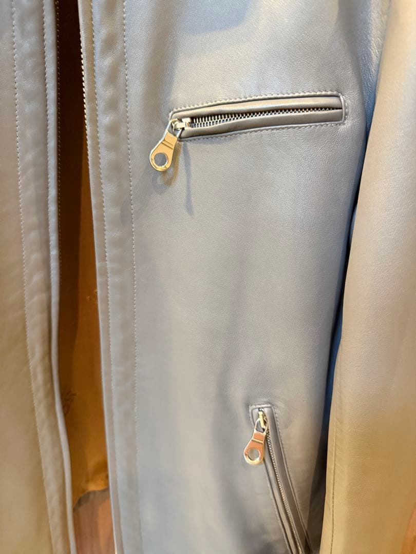 Cinquanta チンクアンタ　シングルレザージャケット　50サイズ