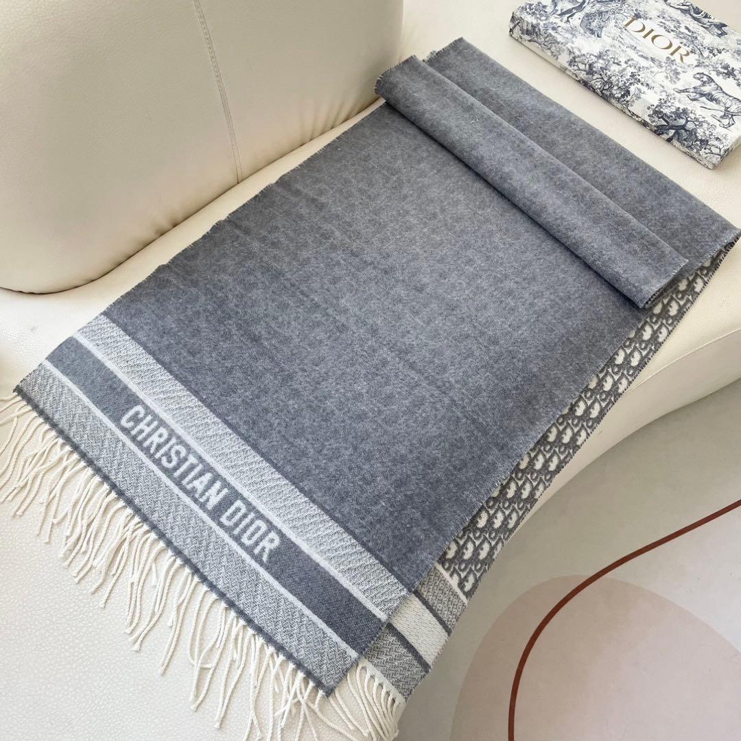 Dior ディオール　オブリーク柄 マフラー