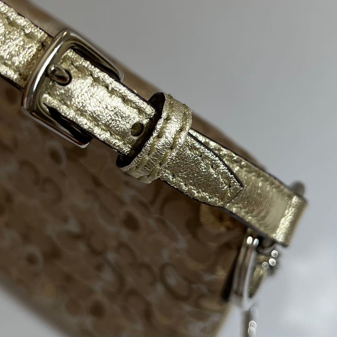 コーチ　アクセサリーポーチ　ワンショルダーバッグ　ミニバッグ