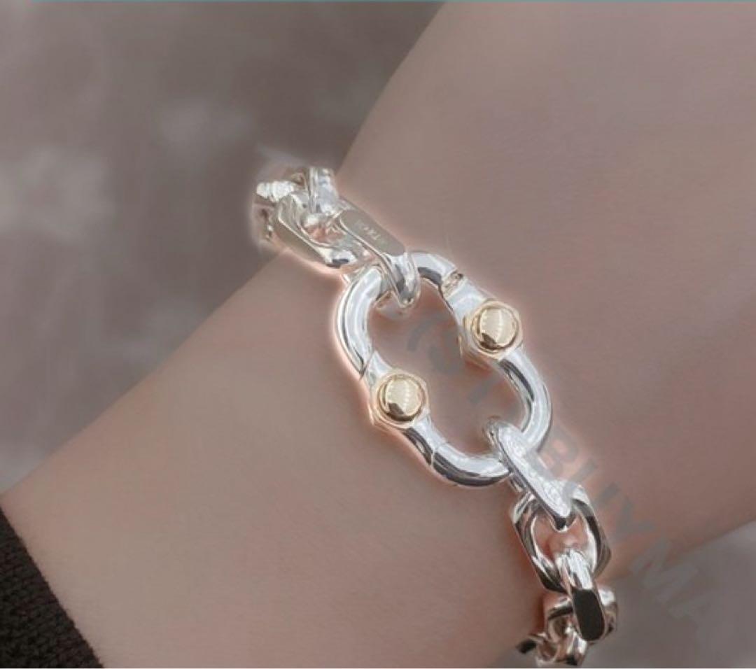 ティファニー メイカーズ ナロー ブレスレット 925×750 50.5g